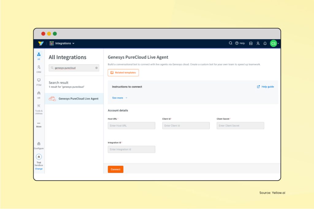 How to Integrate Yellow.ai with Genesys PureCloud